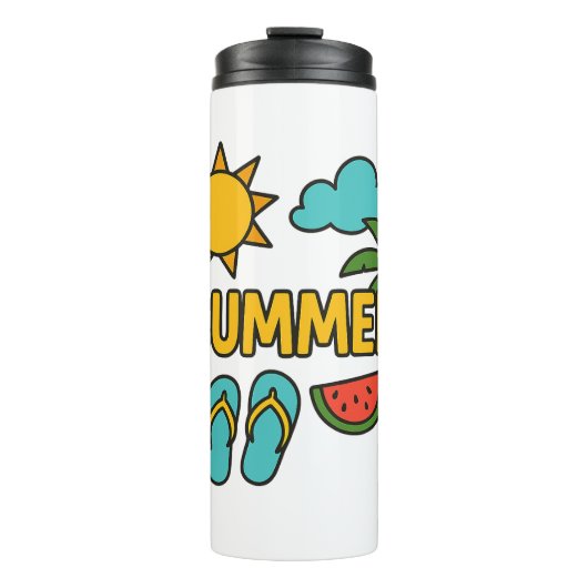 Sommervibz Thermosbecher (Vorderseite)