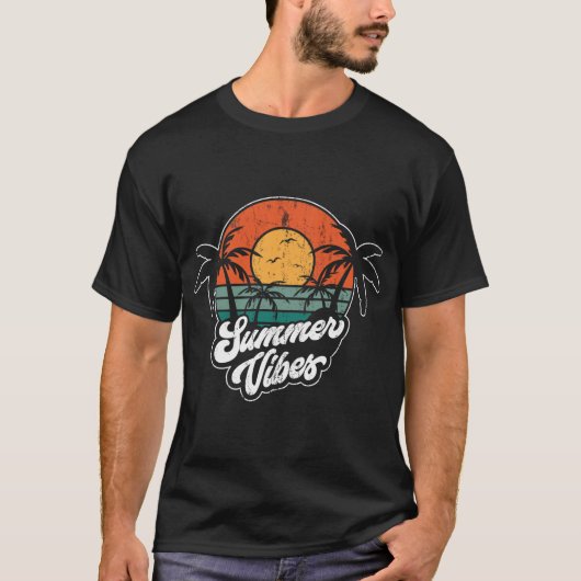 Sommervillen Sommerabschlag Vintage Geschenkidee T-Shirt (Vorderseite)