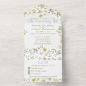 Sommervögel All In One Einladung (Innen Boden)