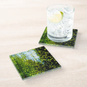 Sommervorhang Glasuntersetzer (Schrägansicht)