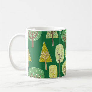 Sommerwald: Inspiriertes Design der Natur Kaffeetasse
