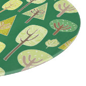 Sommerwald: Inspiriertes Design der Natur Schneidebrett (Ecke)