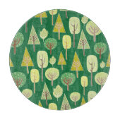 Sommerwald: Inspiriertes Design der Natur Schneidebrett (Vorderseite)