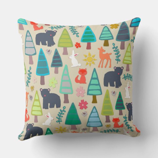 Sommerwald Kissen (Rückseite)