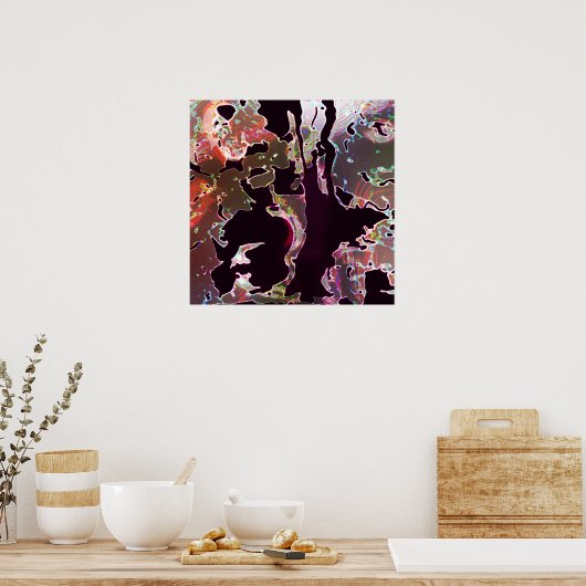 SOMMERWÄRME, SCHWARZ 3 POSTER (Küche)