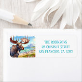 Sommerwasserfarbe Elche am Strand (Insitu)