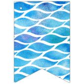 Sommerwasserfarbe Glücklich Geburtstag Wimpelkette (Erste Fahne)