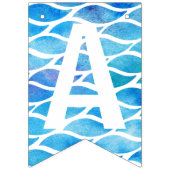 Sommerwasserfarbe Glücklich Geburtstag Wimpelkette (Dritte Fahne)