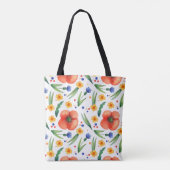 Sommerwasserfarbe Mutter der Brautkollage chic Tasche (Rückseite)