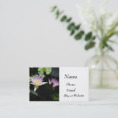 Sommerwasserläufe Visitenkarte (Stehend Vorderseite)