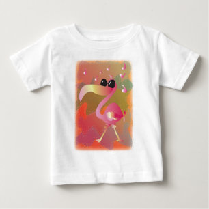 sommerwaves-flamingo baby t-shirt
