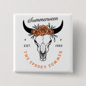 Sommerween gruselige Sommerparty Land Ästhetik Button (Vorderseite)