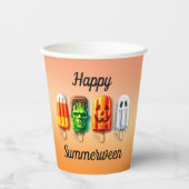 Sommerween Halloween Sommerparty Pappbecher (Vorderseite)