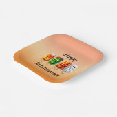 Sommerween Halloween Sommerparty Pappteller (Gewinkelt)