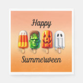Sommerween Halloween Sommerparty Serviette (Vorderseite)