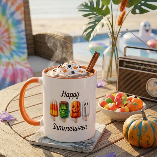 Sommerween Halloween Sommerparty Tasse
