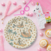 Sommerween-Party-Skelett-Papierplatten Pappteller (Party)