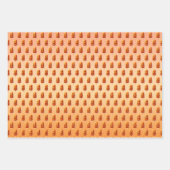 Sommerween Sommer Halloween JackoLaterne Eisstiel Geschenkpapier Set (Vorderseite)