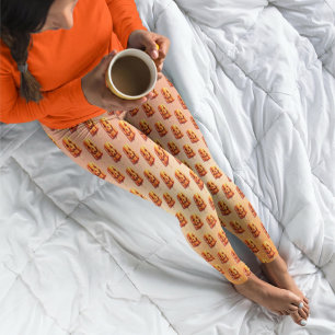 Sommerween Sommer Halloween JackoLaterne Eisstiel Leggings