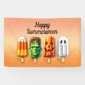 Sommerween Sommer Halloween Lutscher Banner (Horizontal)