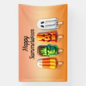 Sommerween Sommer Halloween Lutscher Banner (Vertikal)