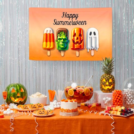 Sommerween Sommer Halloween Lutscher Banner
