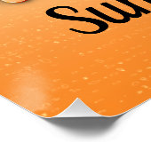 Sommerween Sommer Halloween Lutscher Poster (Ecke)