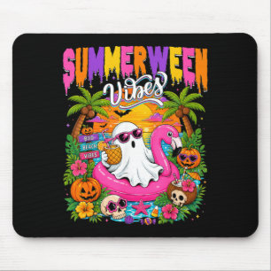 Sommerween Stimmung Gruseliger Geisterstrand Somme Mousepad