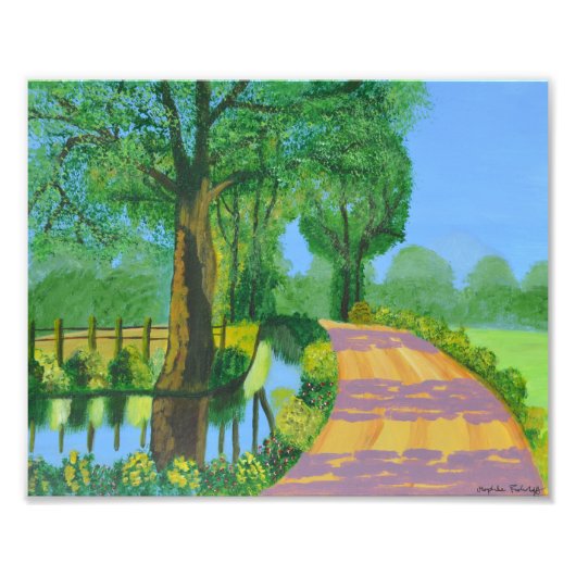 Sommerweg Fotodruck (Vorne)