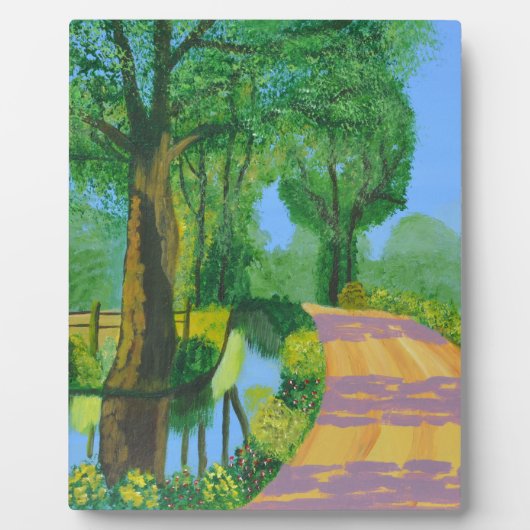 Sommerweg Fotoplatte (Vorderseite)