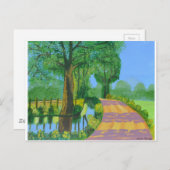 Sommerweg Postkarte (Vorne/Hinten)
