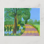 Sommerweg Postkarte (Vorderseite)