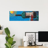 Sommerwein Poster (Heimbüro)