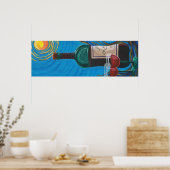 Sommerwein Poster (Küche)
