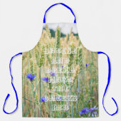 Sommerweizenfeld mit Maisblumen Schürze (Vorderseite)