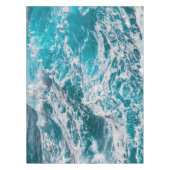 Sommerwellen des Blauen Ozeans Tischdecke (Vorderseite)