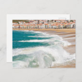 Sommerwellen in Nazis Postkarte (Vorne/Hinten)