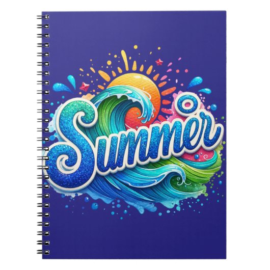 Sommerwellen Journal  Notizblock (Vorderseite)