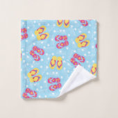 Sommerwende Badhandtuch Set (Waschlappen)