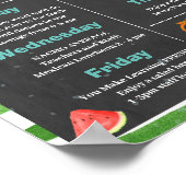 Sommerwertwoche Poster (Ecke)