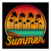 Sommerwetter Poster (Vorderseite)