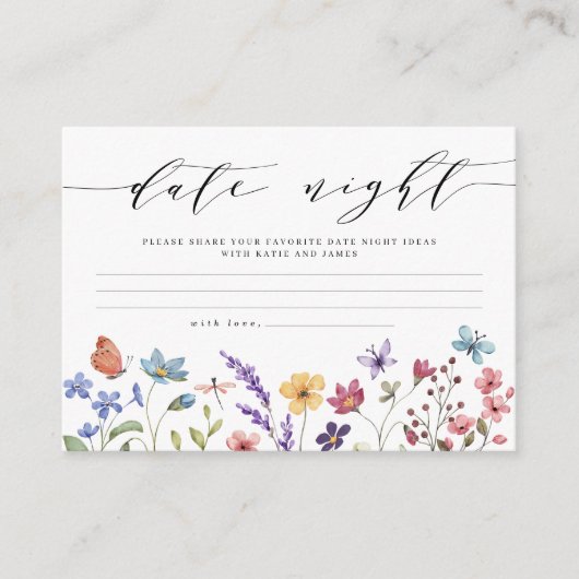 Sommerwetter Sommernacht Ideen Begleitkarte (Vorderseite)