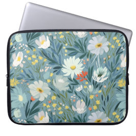 Sommerwiese der Wildblumen Laptopschutzhülle