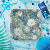 Sommerwiese der Wildblumen Pappteller (Party)