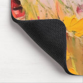 Sommerwiese – Expressive Blumenlandschaft Mousepad (Ecke)