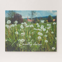 Sommerwiese mit Leuchten Puzzle