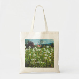 Sommerwiese mit Leuchten Tragetasche