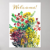 Sommerwiese, Wild-Blume-Poster Poster (Vorne)