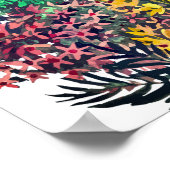 Sommerwiese, Wild-Blume-Poster Poster (Ecke)