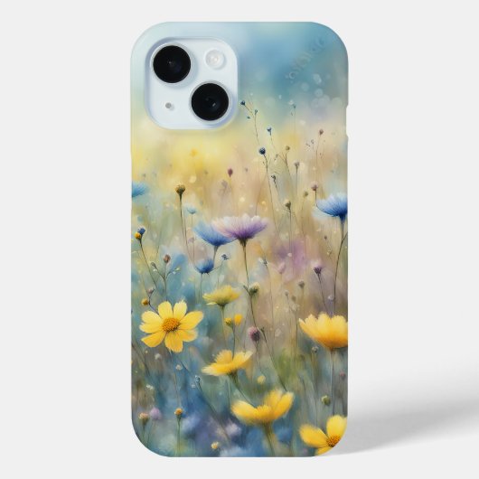 Sommerwiese Wildblume Case-Mate iPhone Hülle (Rückseite)